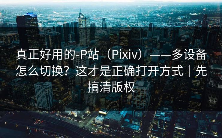 真正好用的-P站(Pixiv)——多设备怎么切换?这才是正确打开方式|先搞清版权 真正好用的-P站(Pixiv)——多设备怎么切换?这才是正确打开方式|先搞清版权